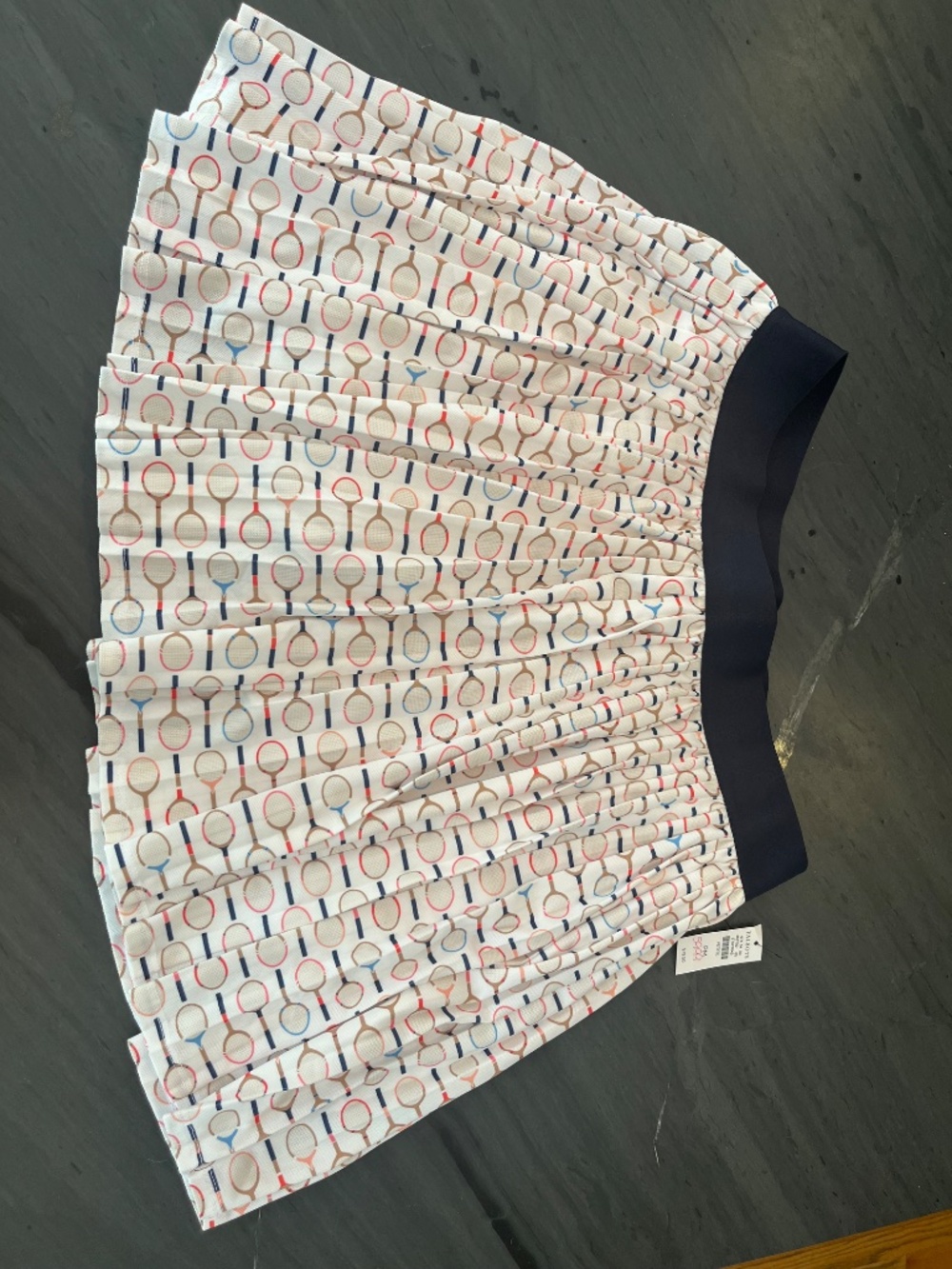NWT Talbots Patterned Tennis Racquet Skirt Size Petite Medium - Picture 2 of 6